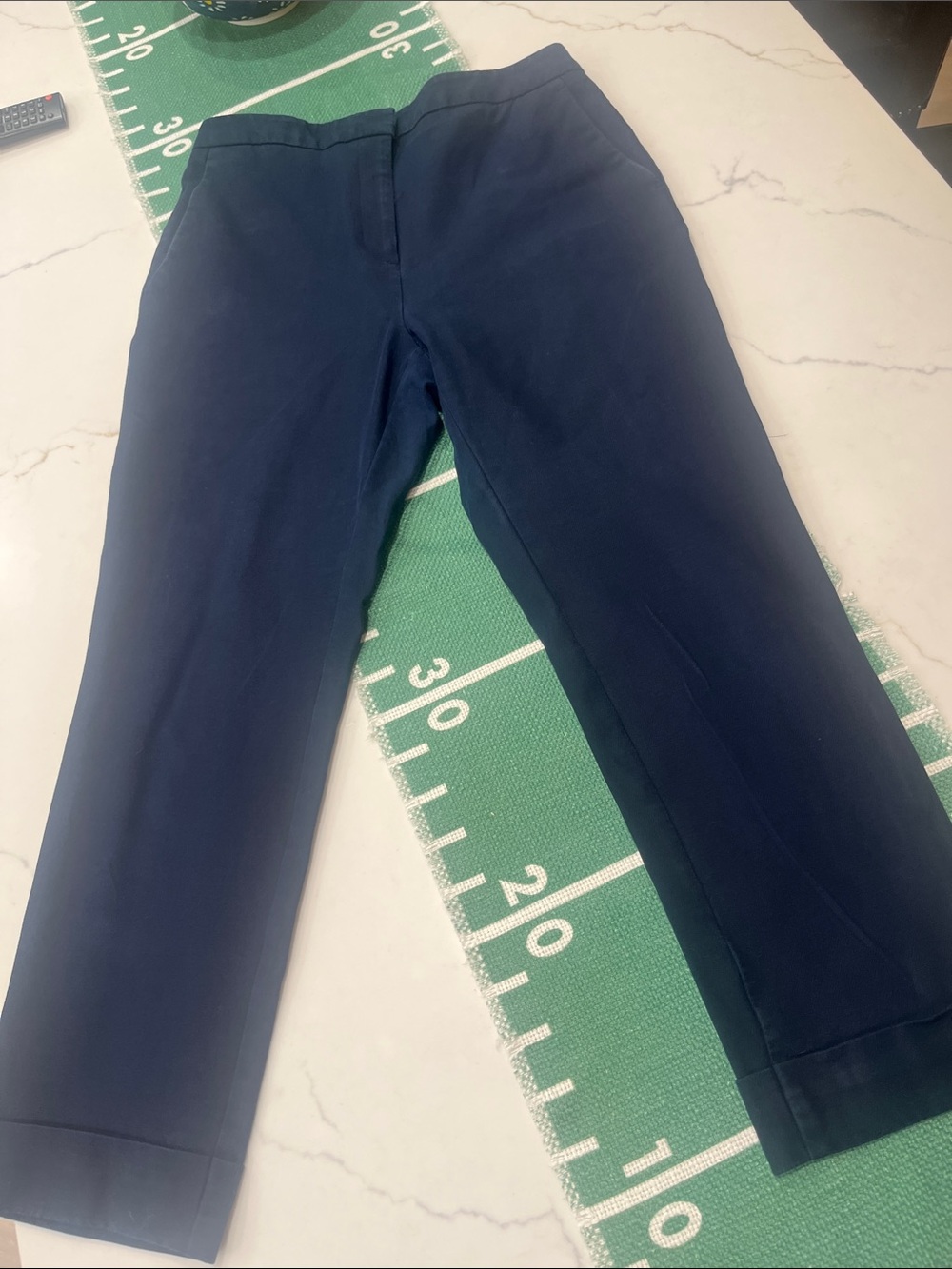 Ann Taylor Factory Navy Dress Ankle Pants